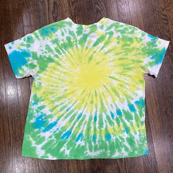 Sesame Street Cookie Monster Tee Size Large Tie-Dye Hippie Style T-Shirt - Picture 5 of 6